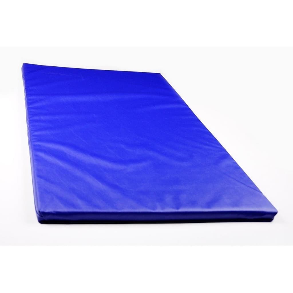 COLCHONETE ACADEMIA / YOGA / PILATES - 90x40x3cm - DUPLA COSTURA TRAVETADA - Azul