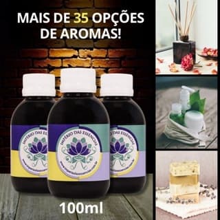 Essências Aromas EXPLOSIVOS 100ML Concentradas Premium Para Difusor, Aromatizador, Cosméticos | Império das Essências