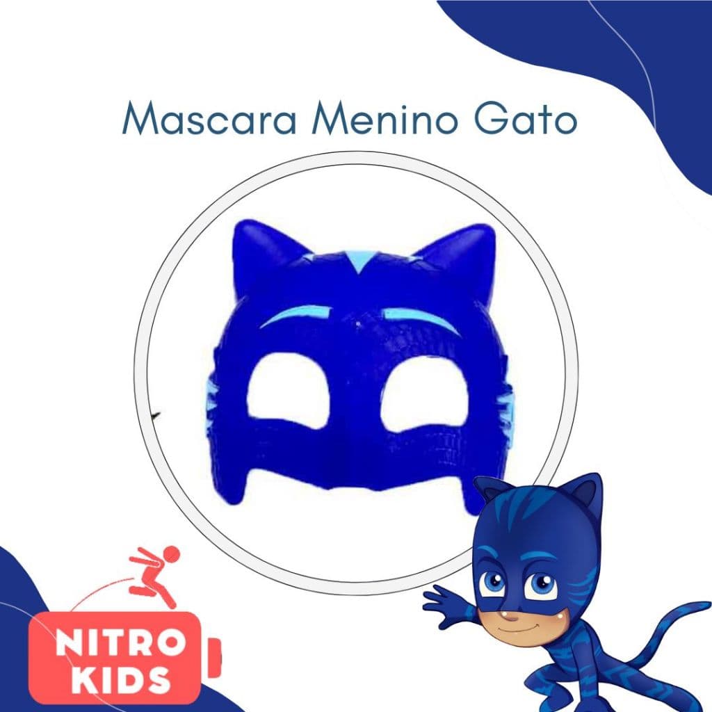 Máscara do Menino Gato (Pjmask)