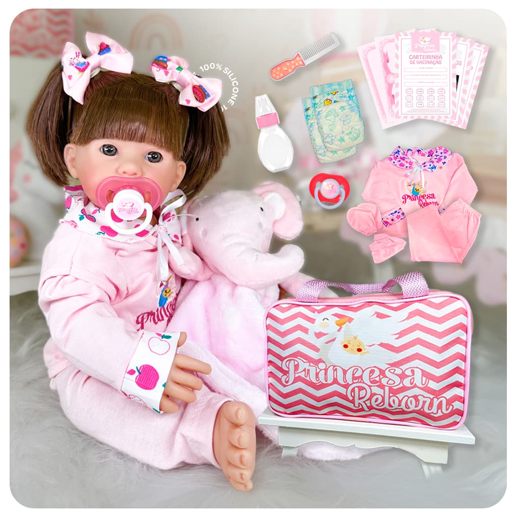 Boneca Bebe Reborn Silicone Menina Realista Completa Promoção