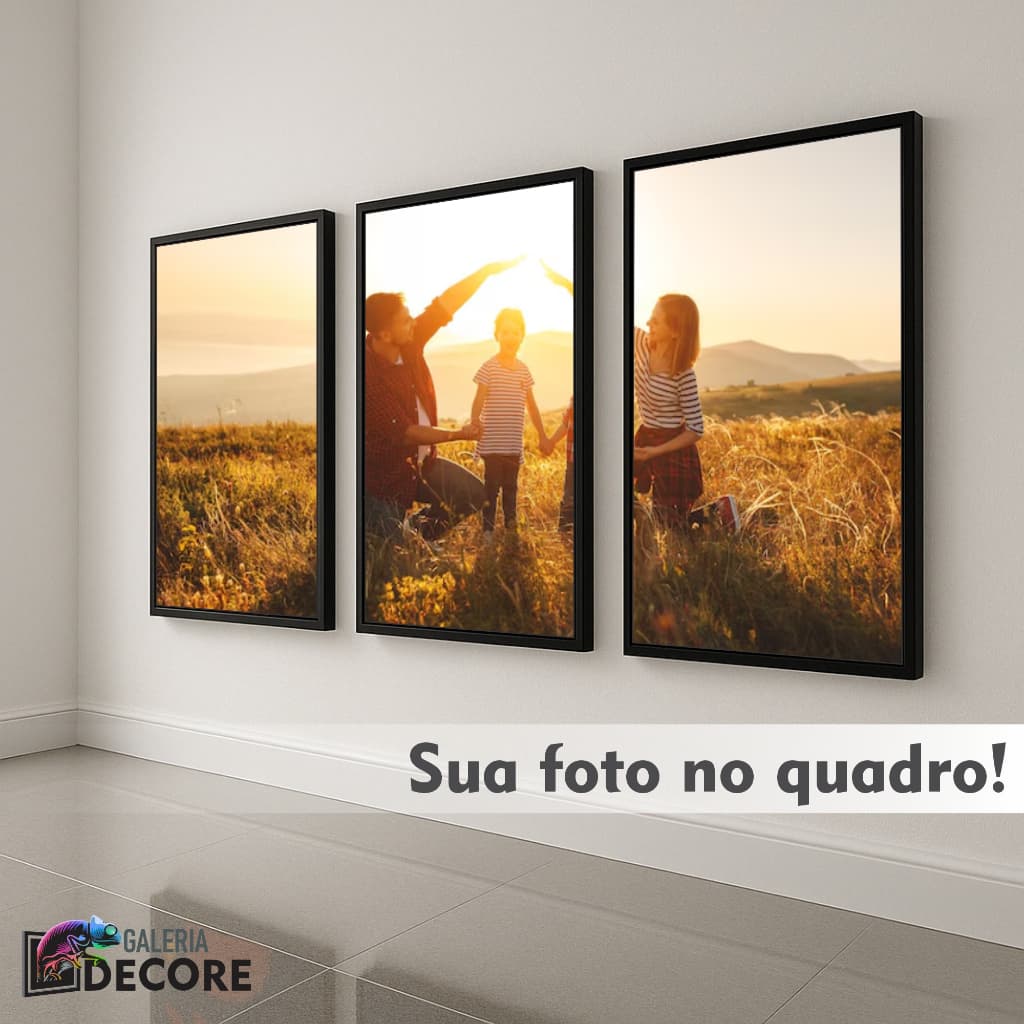 Quadro Personalizado Mosaico Com Foto 120x60
