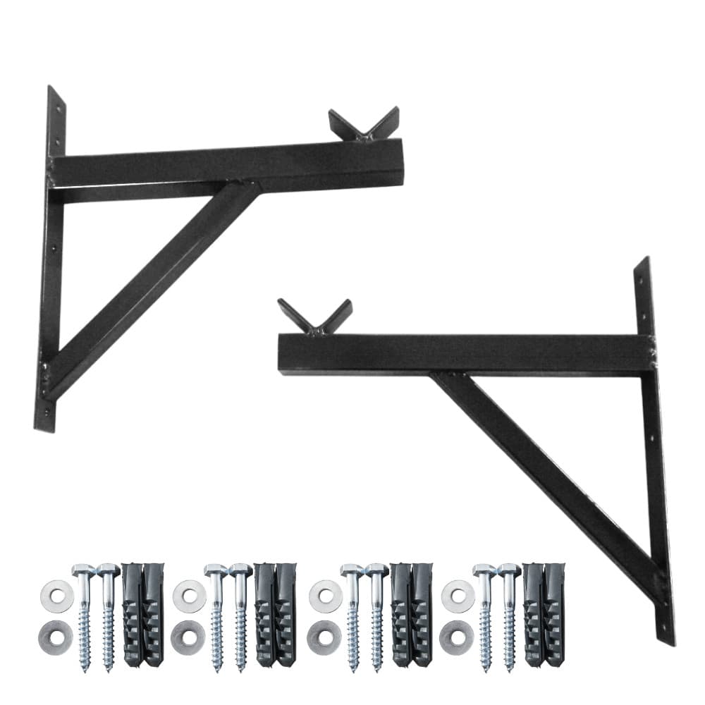 SUPORTE DE PAREDE PARA BARRA DE AGACHAMENTO CASA/ACADEMIA