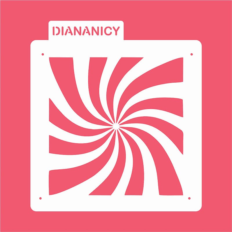 Estêncil Diananicy Nº 373  - Stencil Foco Confeitaria Pasta Biscoito