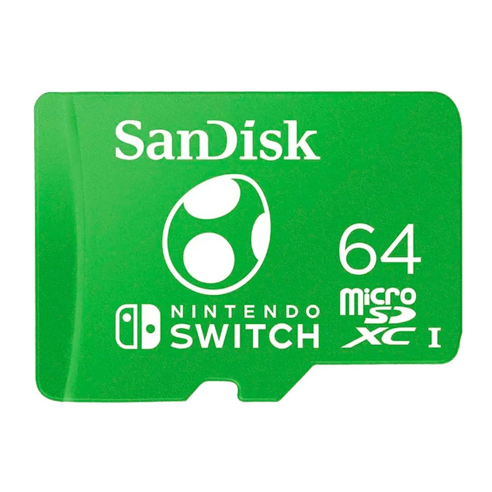Cartão Memória Micro Sd Sandisk 64gb p/Nintendo 100Mbs