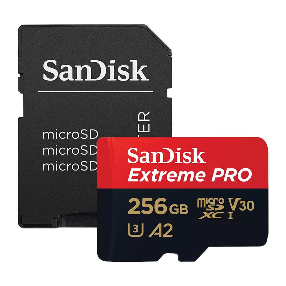Cartão de Memória Sandisk 256gb Micro Sd com Adaptador