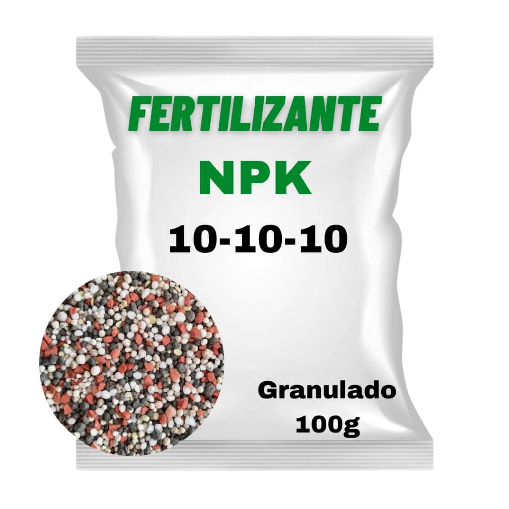 Fertilizante Npk 10-10-10, 100g - Maximizando O Crescimento