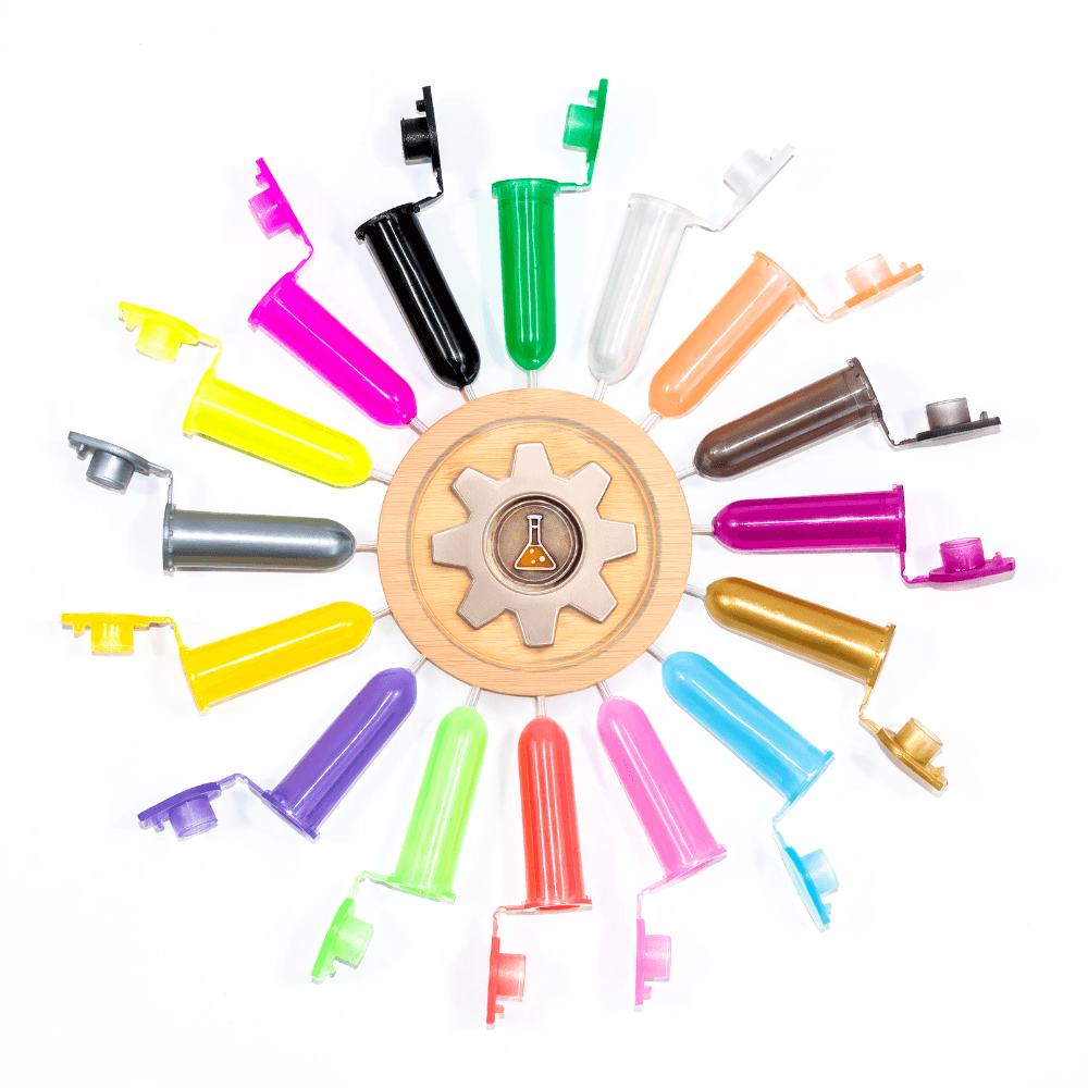 Microtubo 0,7ml Interno 1,5 Externo Fundo Redondo 1000 Unidades