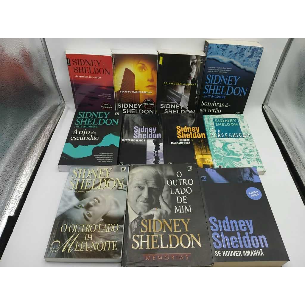 Coleção Sidney Sheldon Sombras de Verão Escrito nas Estrelas Ação Suspense