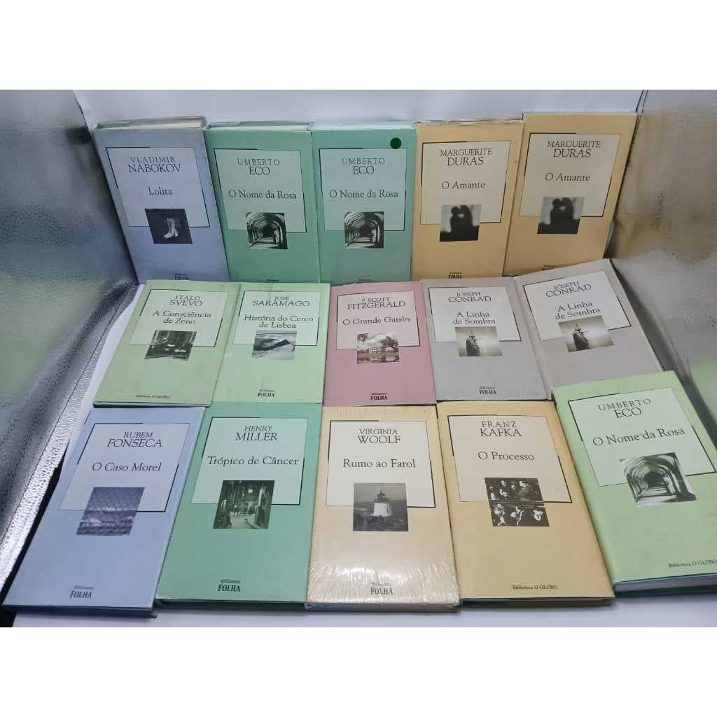 Coleção Livros Capa Dura Biblioteca Folha ou Biblioteca O Globo - Obras-primas da literatura do século XX