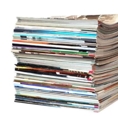 Revistas e Livros Usadas Para Consultório Trabalho Escolar Recorte Aleatório Volta às Aulas Arte