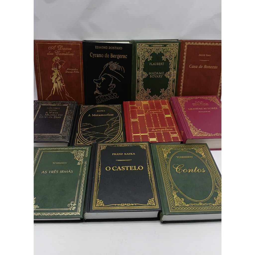 Coleção Obras-Primas Grandes Autores Clássicos da Literatura Universal Luxo