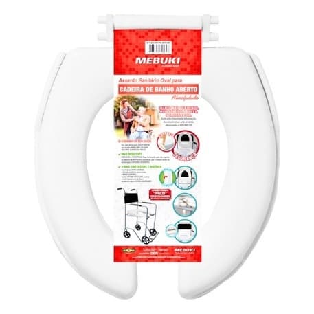 Assento Sanitário Almofadado Cadeira De Banho Pós-Cirurgica