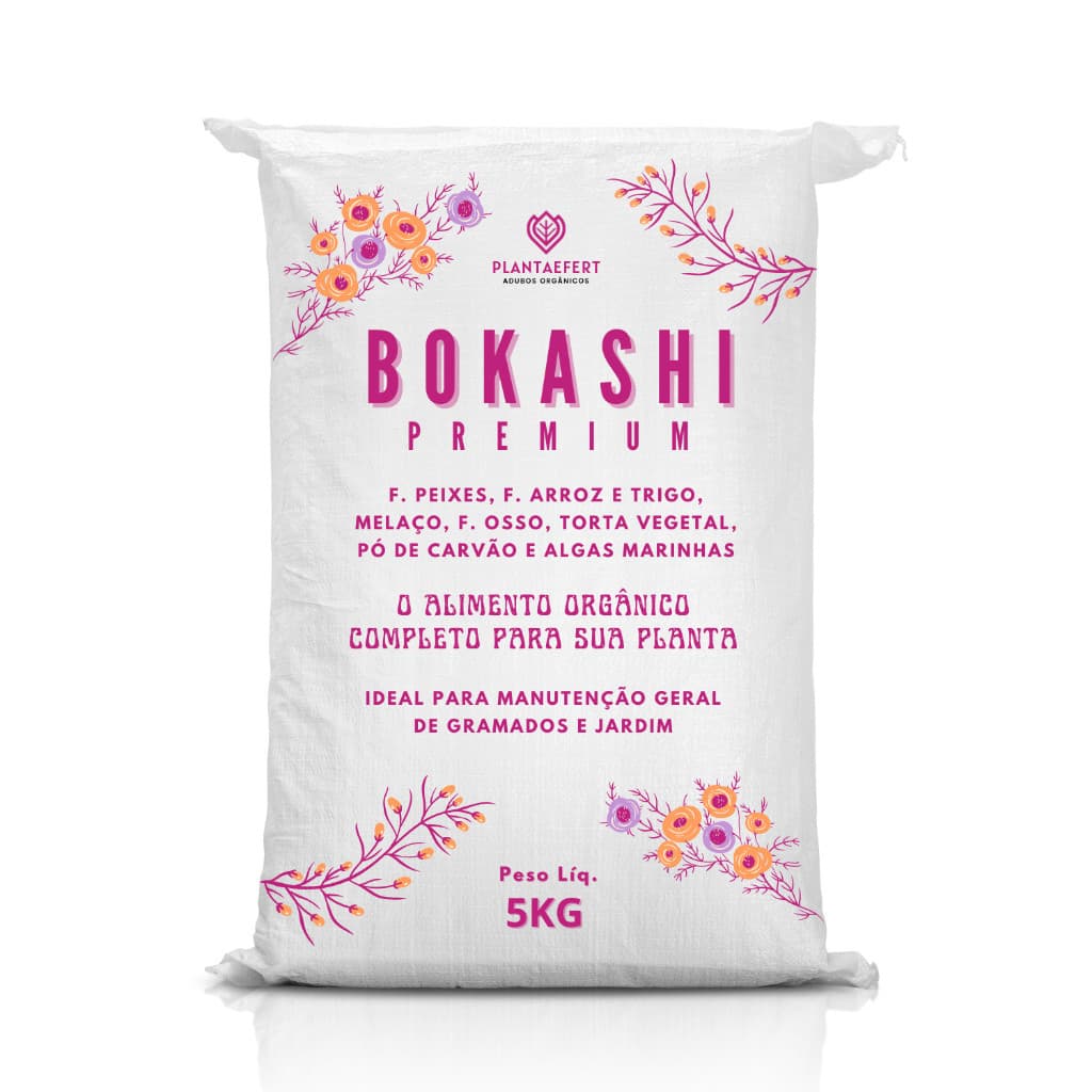 Fertilizante Grow Adubo Bokashi 5 Kg Para Vasos, Hortas, Jardins
