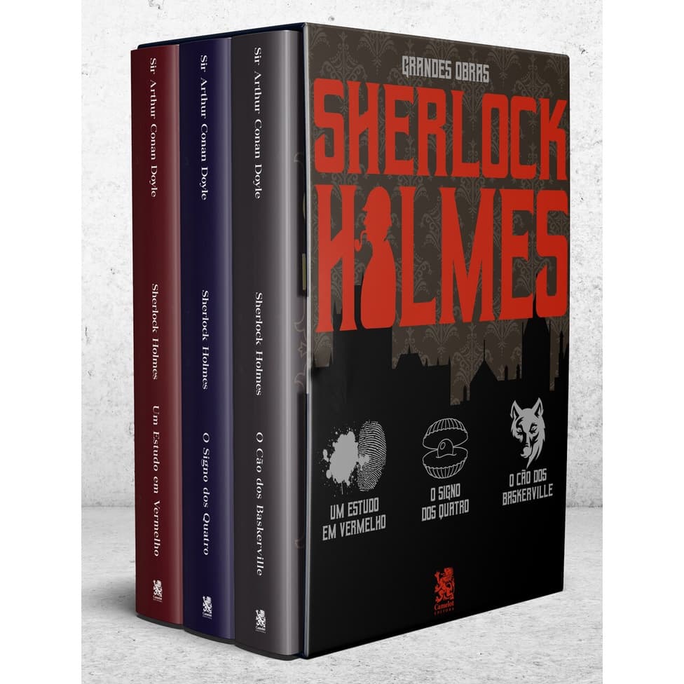 Grandes Obras Sherlock Holmes | Box com 3 Livros