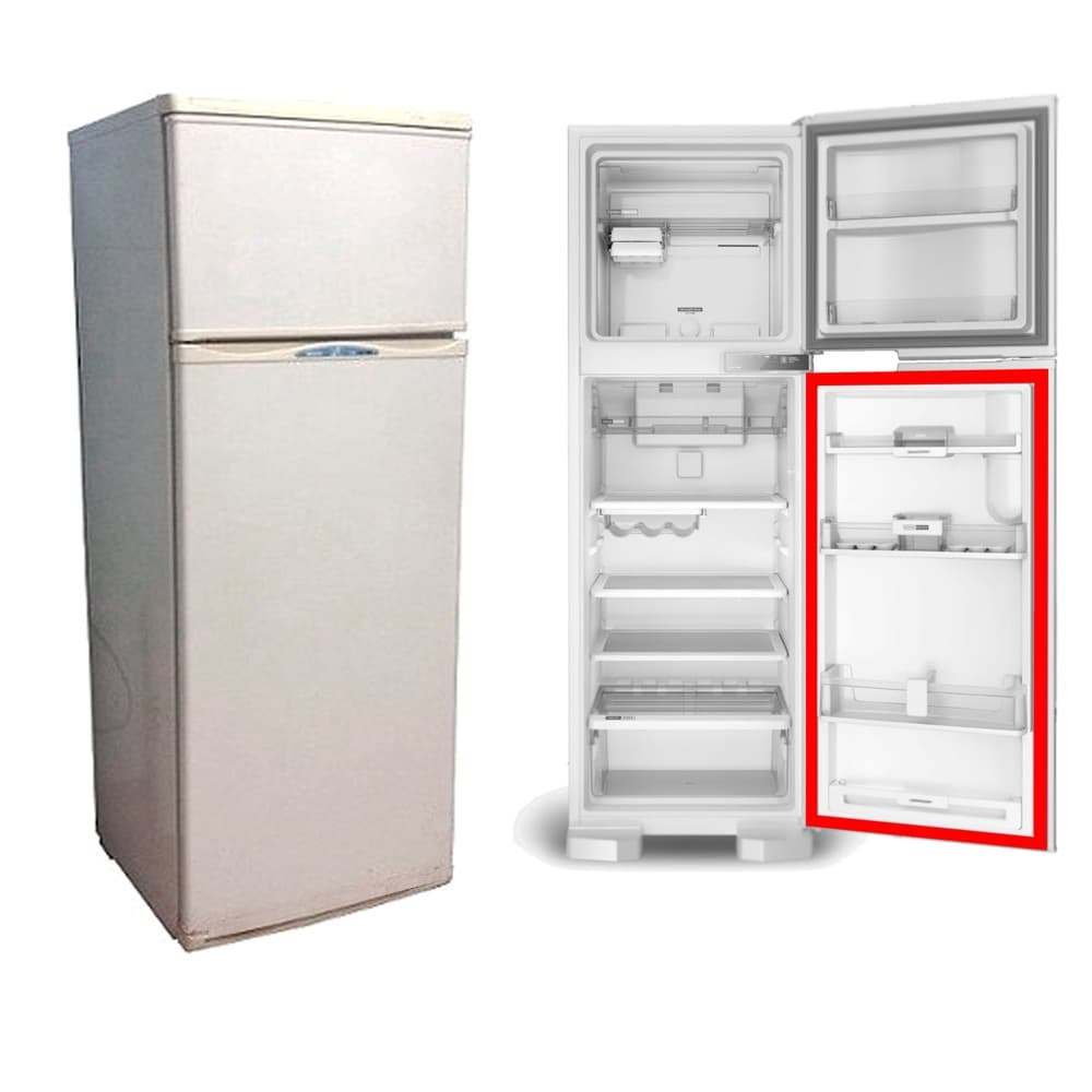 Borracha Gaxeta Para Cce Dako 350 360 380 Litros Geladeira Refrigerador Porta Inferior 57x118