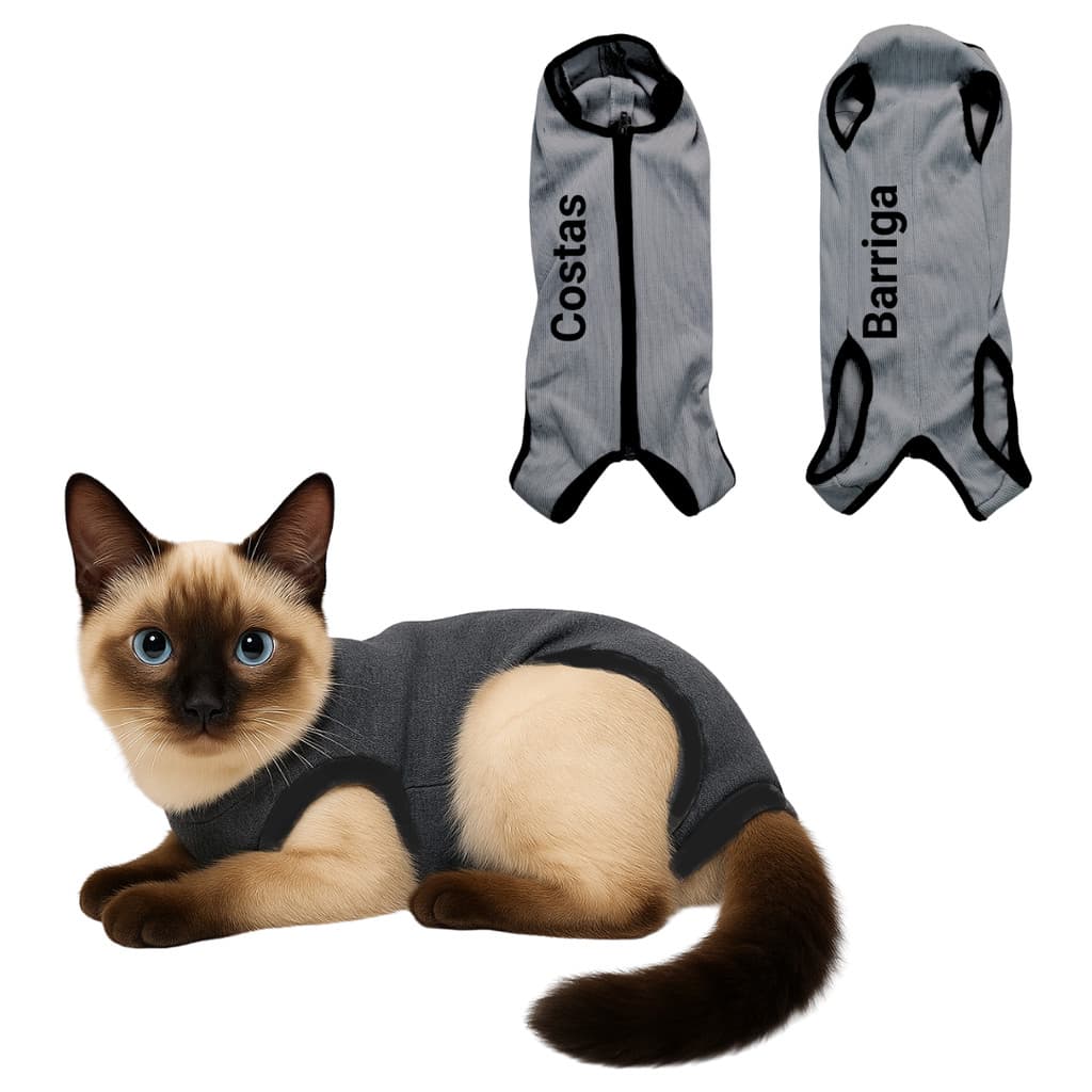 Macacão Pós Cirurgico Pet - Para Gatos