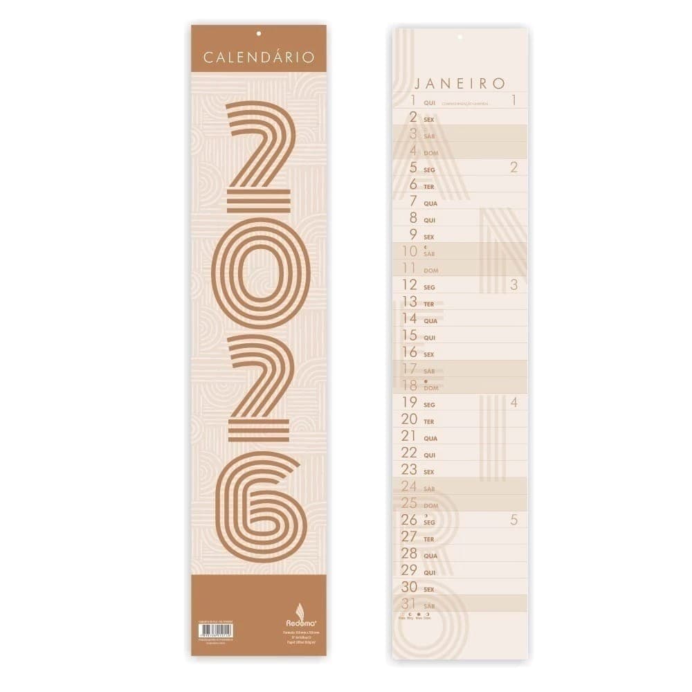 CALENDÁRIO VERTICAL -  REDOMA 2026