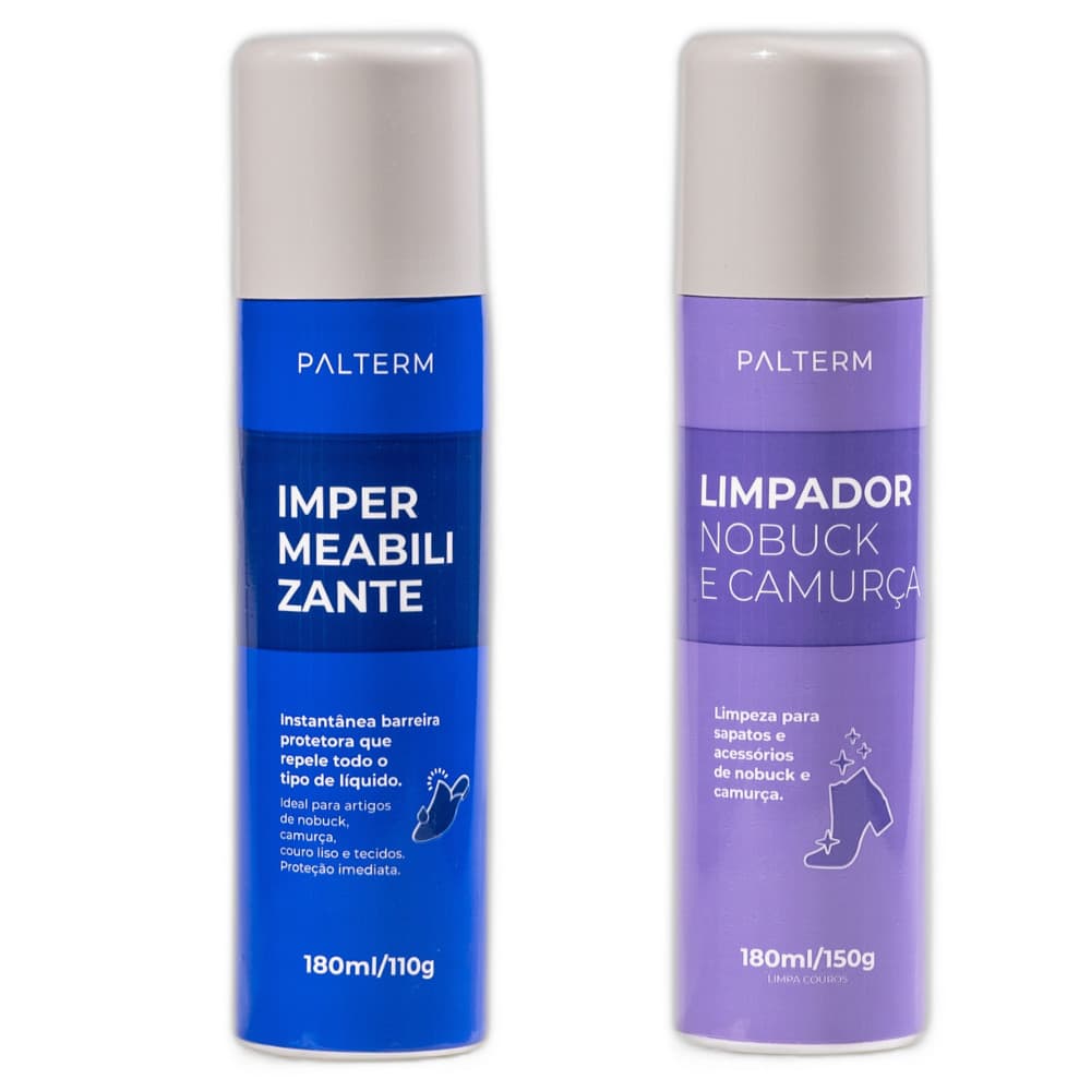 Kit Impermeabilizante para tecidos Limpador de Calçados - Palterm