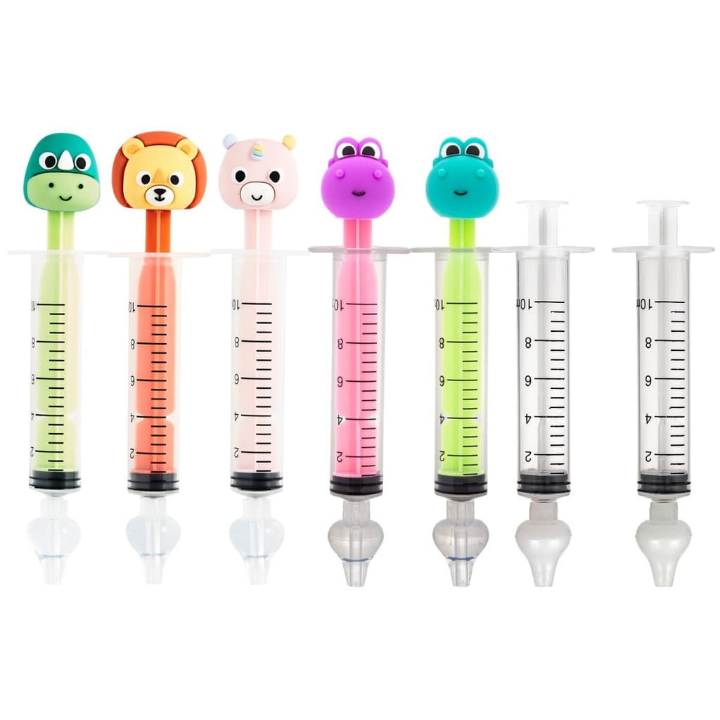 Seringa para Lavagem Nasal Bico Silicone Reutilizável Atóxico 10ml Divertida Buba