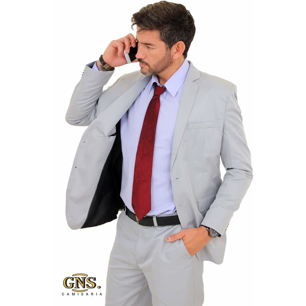 Ternos Cores Sortidas  Slim Completo Masculino Acetinado Semi Brilho Luxo Completo