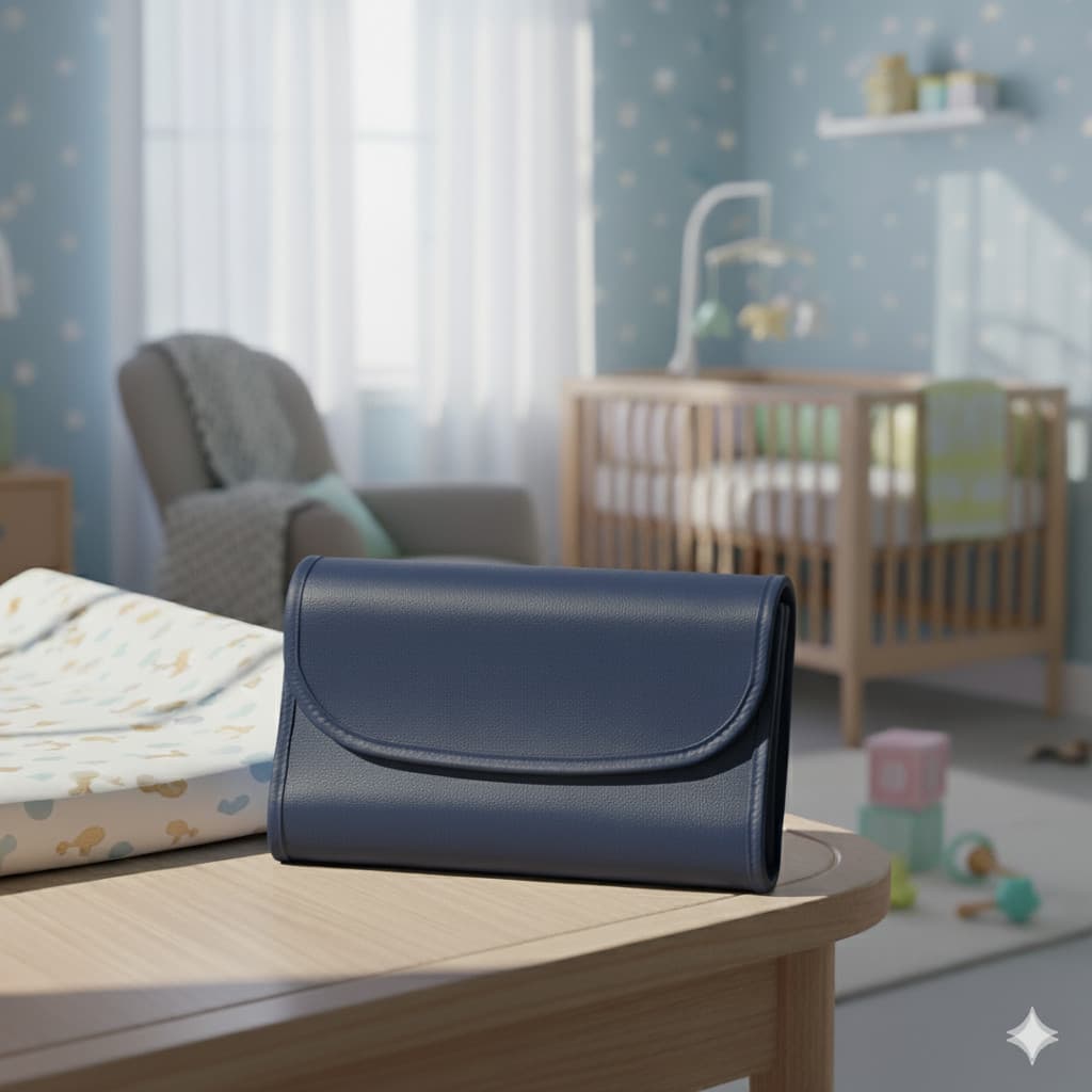 Trocador Portátil Bebê Impermeável Acolchoado Macio