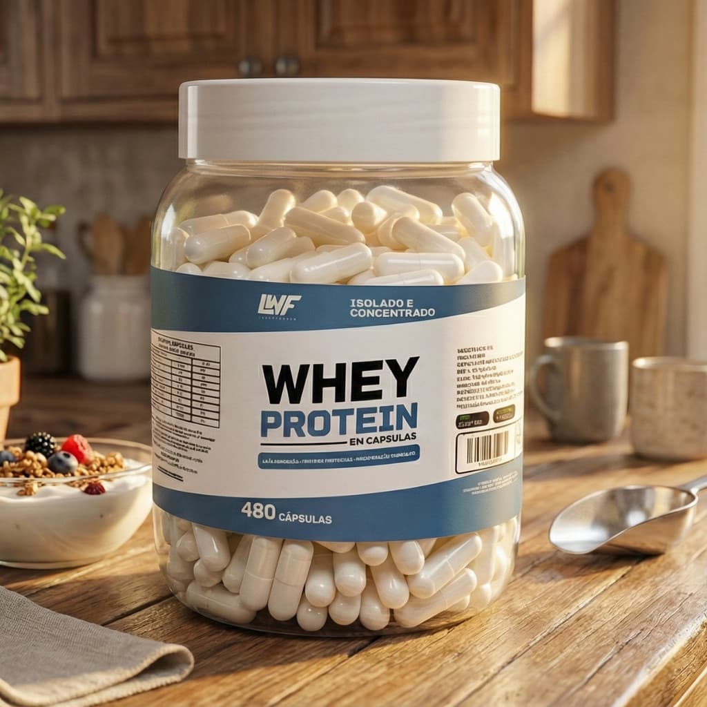 Whey Protein Isolado e Concentrado 480 Unidades Suplemento para Recuperação Muscular