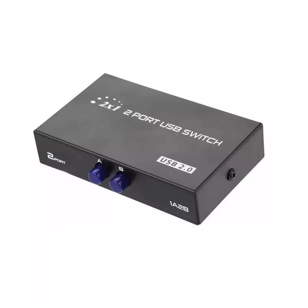 Switch Hub Switcher Abs 2 Portas Usb2.0 Tipo-b Impressora