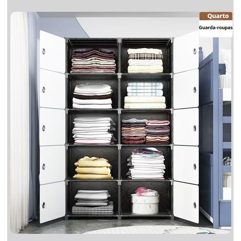 Caixas de armazenamento de 5 níveis e sapateira aixa organizadora armário dobrável  tampa guarda roupa empilha