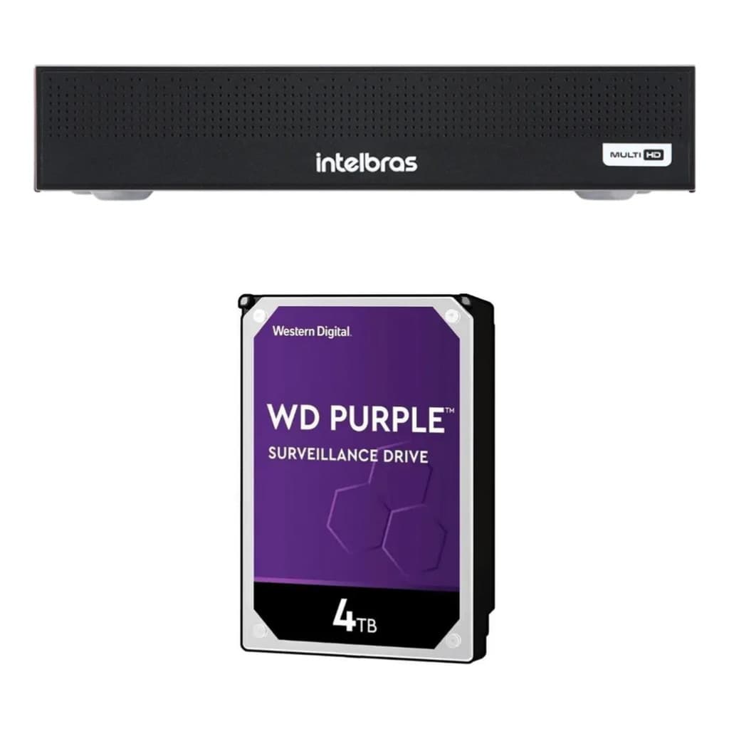 Gravador Dvr Intelbras 16 Canais Multi Hd Mhdx 3116-c Com Modo NVR e Hd Bivolt