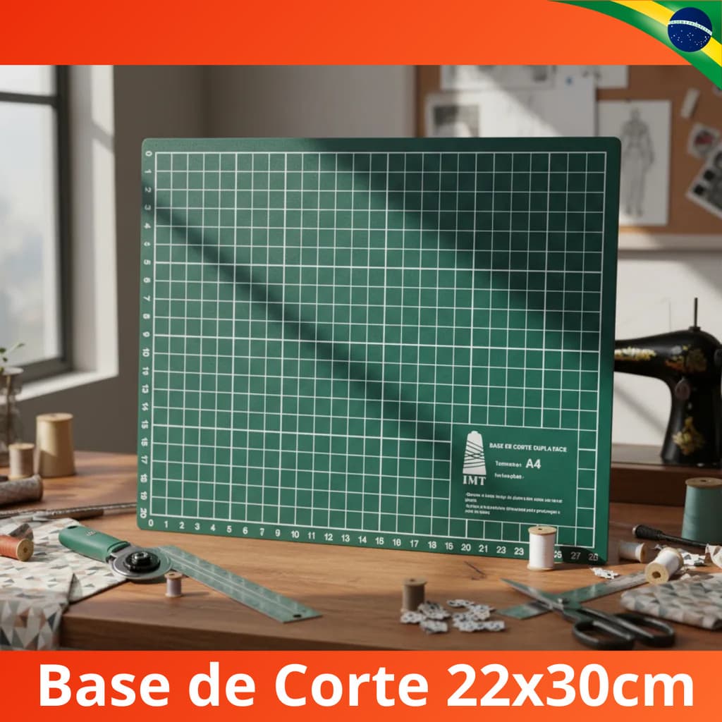 Base de Corte 22 x 30 cm A4 Pacthwork Placa Tapete Artesanato