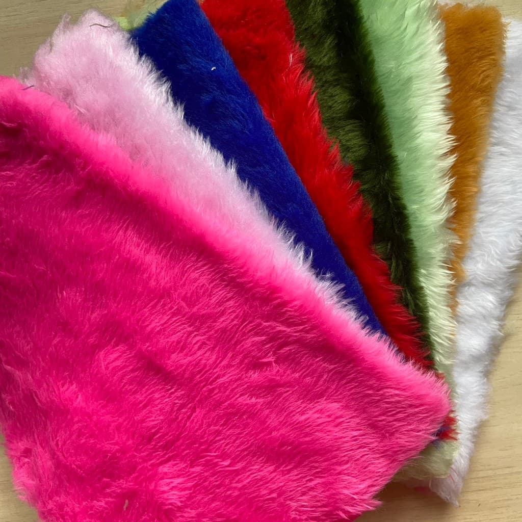 Tecido Pelúcia Veludo Médio com Corino Lonita Sintético 35x25 cm para Personalização Luxo