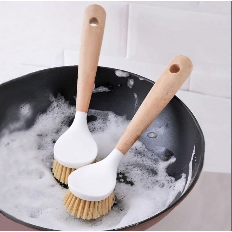 Escova de Cozinha Cabo Longo para Limpeza Panela Fogão Multiuso