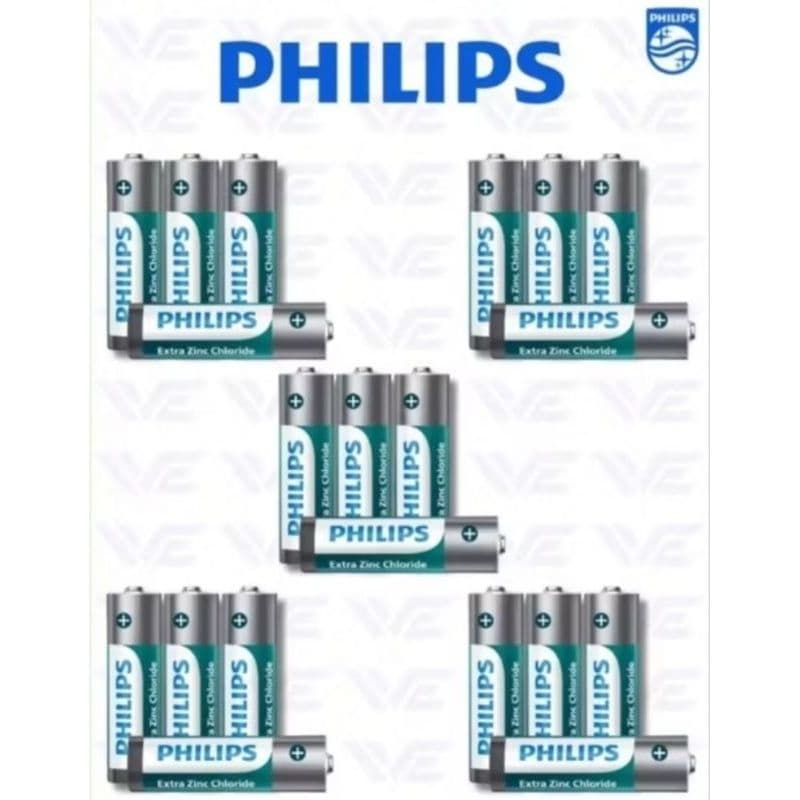 Philips AA e AAA Caixa Com 12, 16, 20 e 40 Unudades