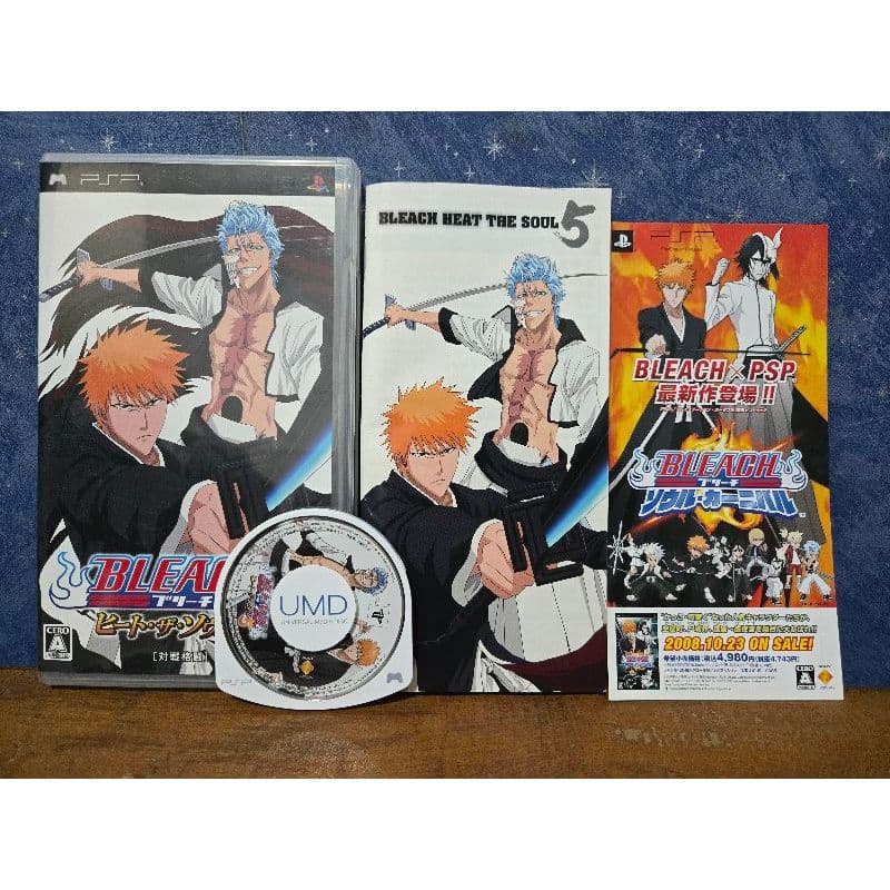 Jogo - Bleach: Heat the Soul 5 - Sony Playstation Portable PSP