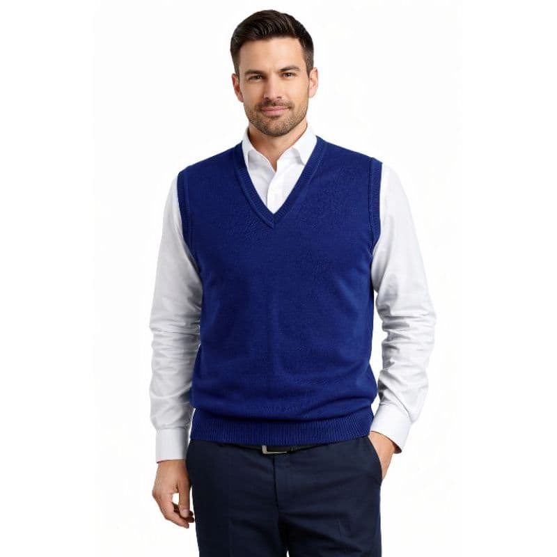 Colete Masculino Social em Tricô Fino Decote V Elegante Ideal para Eventos, Casamentos e Ocasiões SociaisPMGGG
