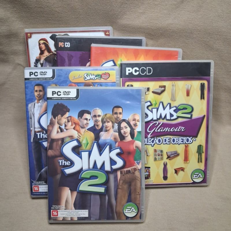 Lote de Jogos The Sims 2 Para PC
