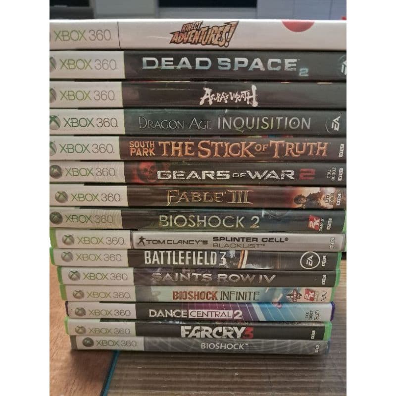 Jogos de Xbox 360 - Lote 1 - CDs Original - Impecável - Promo