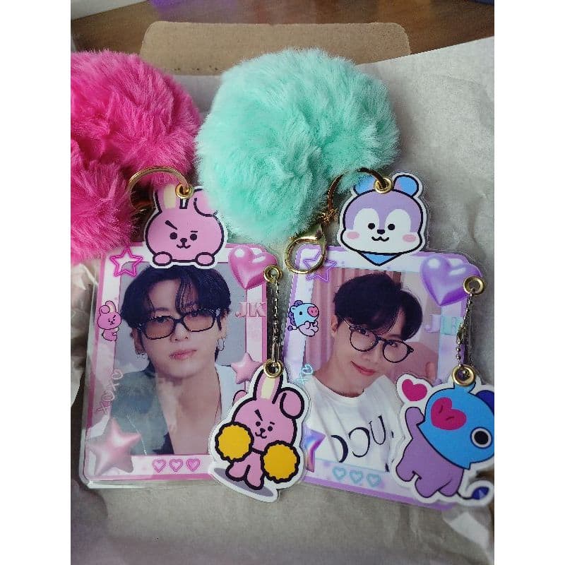 Chaveiro Photocard Personalizado – BT21 💜✨️ | LEIA A DESCRIÇÃO