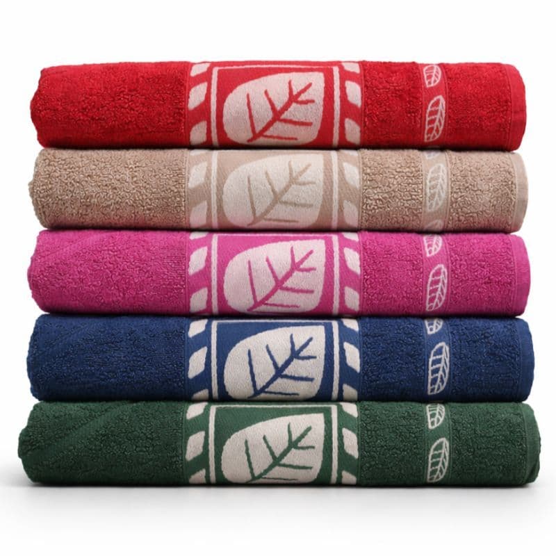 Kit 5 Toalhas de Banho Macia e Grande 70x140cm 100% algodão