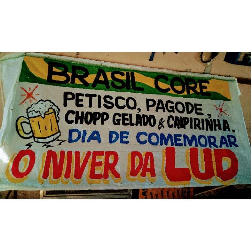 FAIXA  PERSONALIZADA ( Com teu anúncio na Ráfia)