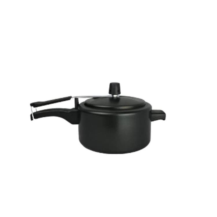 Panela de Pressão 2,5 litros Antiaderente- Pequena- Cor Preto e Cereja