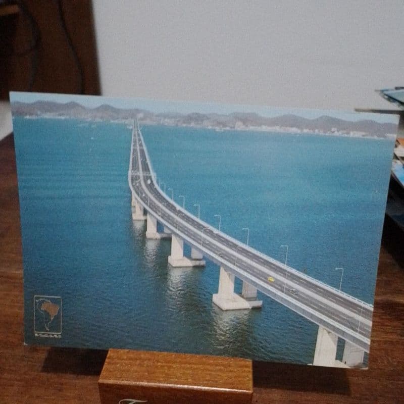 Cartão Postal Antigo - Ponte Rio Niterói - RJ