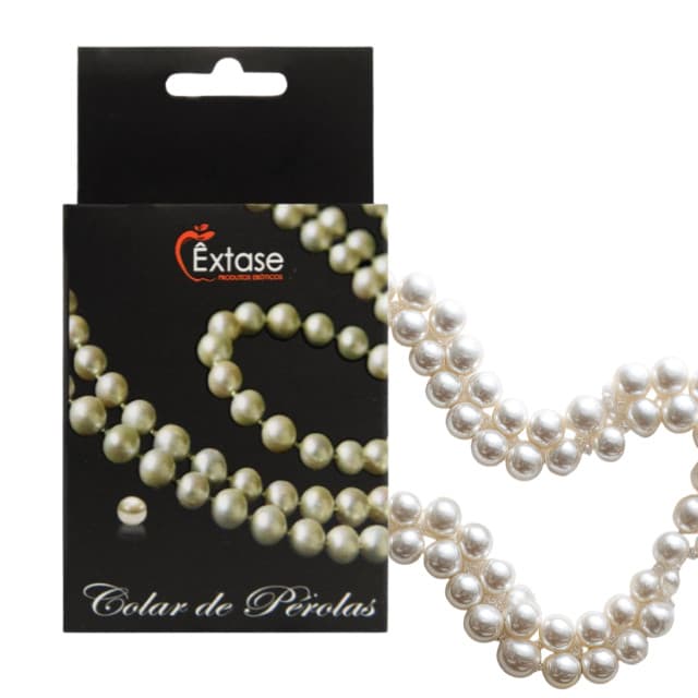Colar De Pérolas Para Massagem Sensual Êxtase SEX SHOP Produtos