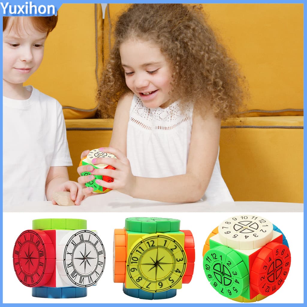 Ergonomic Cube Toy Time Machine Speed Uv Printing Stickerless Numbered Educational Puzzle for Kids Adults Portable Focus
