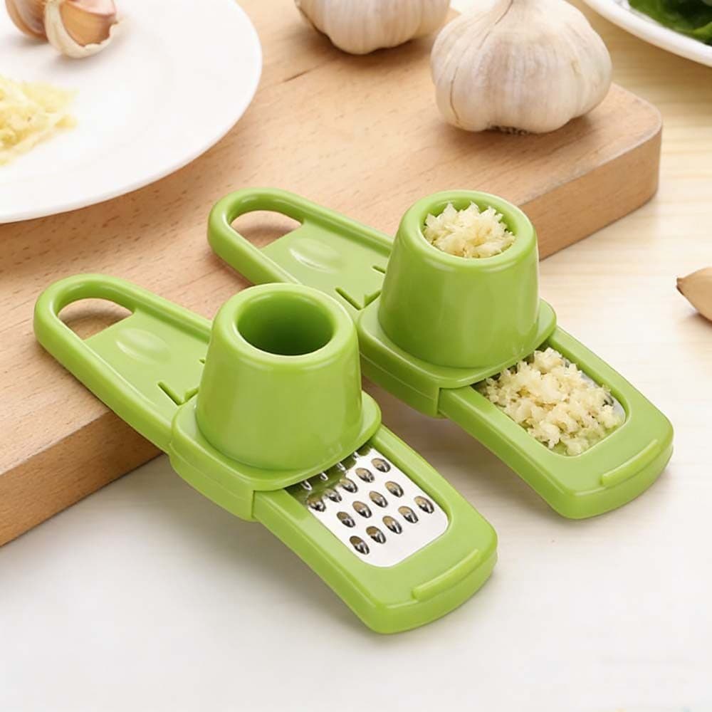 KIT 1/2/3 Ralador de alho multifuncional, moedor de alho em aço inoxidável para cozinha doméstica