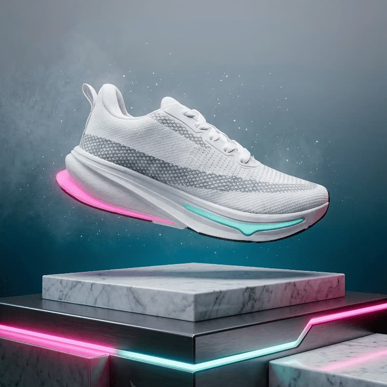 Tenis Feminino Esportivo Casual Corrida academia caminhada Refletivo