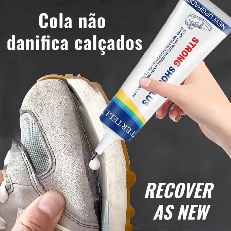 Cola Profissional para Calçados, Impermeável e Resistente à Abrasão, Adere a Todos os Tipos de Calçados