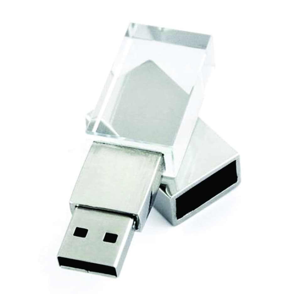 Pen Drive Vidro Prata 4GB/8GB/16GB/32GB   ( NÃO PERSONALIZAMOS )