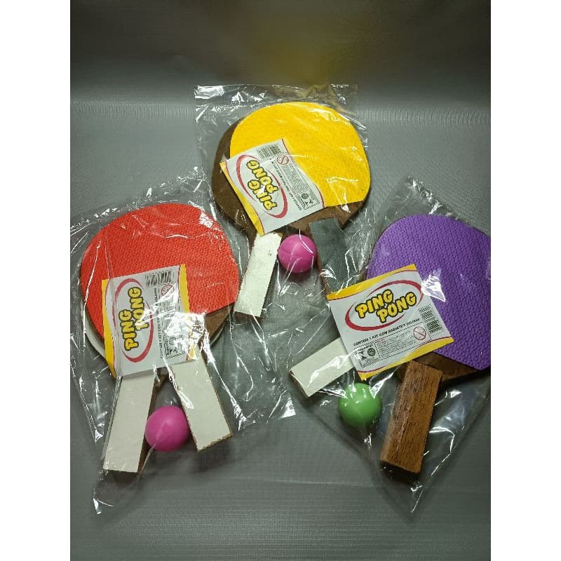 Ping Pong / tênis de mesa  kit completo 2 raquetes c/ EVA  1 bolinha