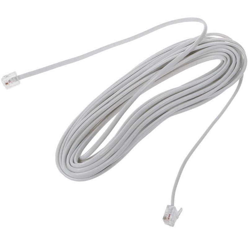 CABO EXTENSÃO FIO DE TELEFONE FIXO 5 METROS